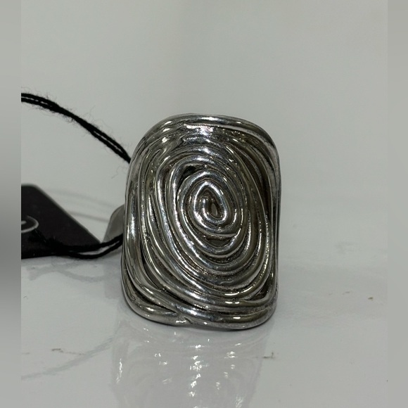 ✨ NWT E&L  Sterling Silver Swirl Ring size 9 - Picture 4 of 5